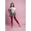 Legginsy dziecięce bawełniane długie ZOE