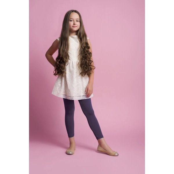 Legginsy dziecięce bawełniane długie ZOE