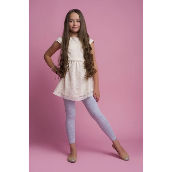 Legginsy dziecięce bawełniane długie ZOE