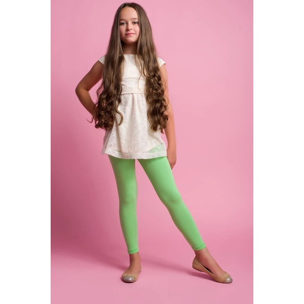 Legginsy dziecięce bawełniane długie ZOE