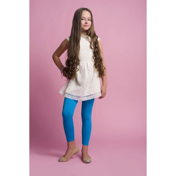 Legginsy dziecięce bawełniane długie ZOE