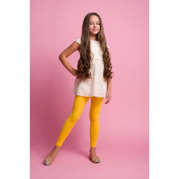 Legginsy dziecięce bawełniane długie ZOE